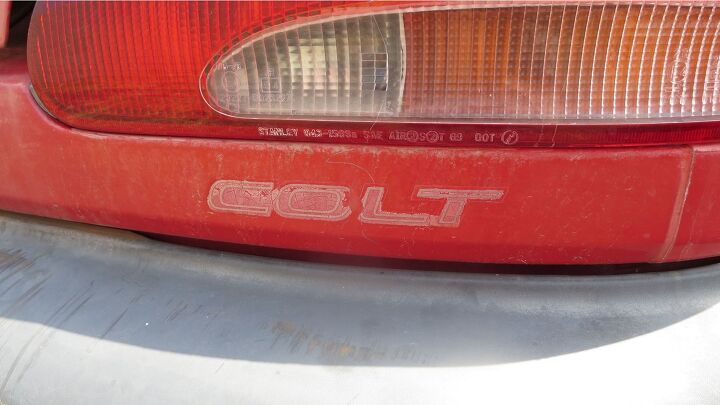 junkyard find 1993 dodge colt coupe