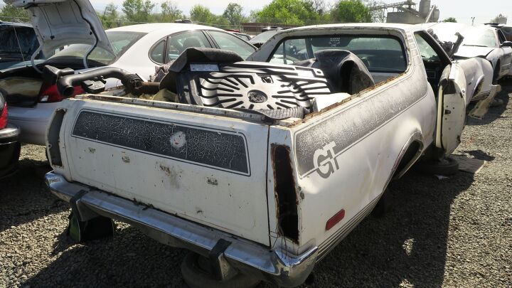 junkyard find 1977 ford ranchero gt brougham