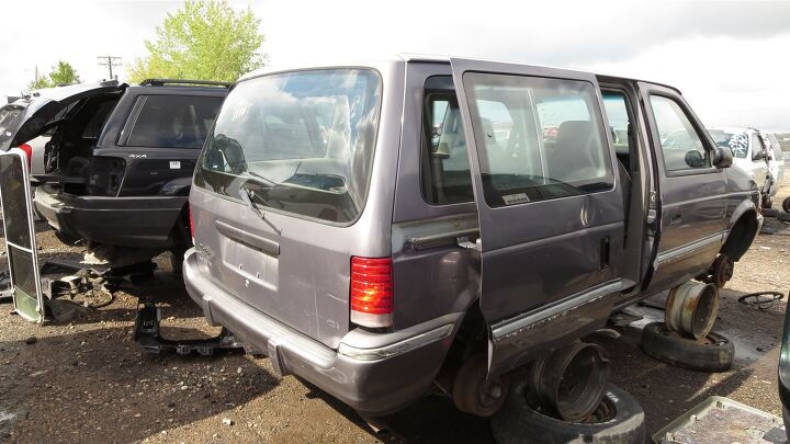 junkyard find 1993 plymouth voyager with five speed manual