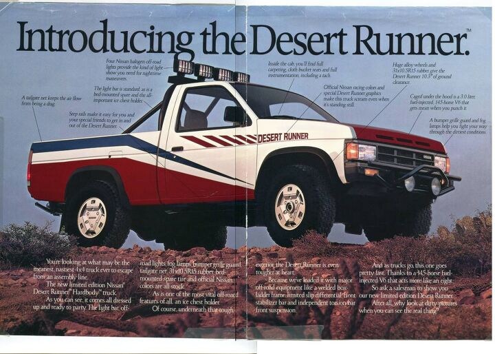  Rare monta un Nissan Hardbody flexionando como Desert Runner
