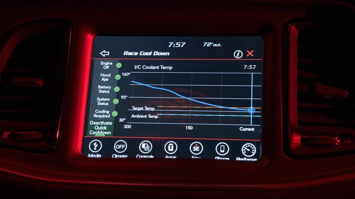 dodge demon hints once again at its output while showcasing track settings