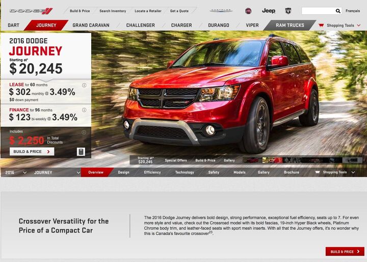 Ignore FCA's Claims: The Dodge Journey Isn't, Wasn't, And Won't Soon Be "Canada's Favourite Crossover"