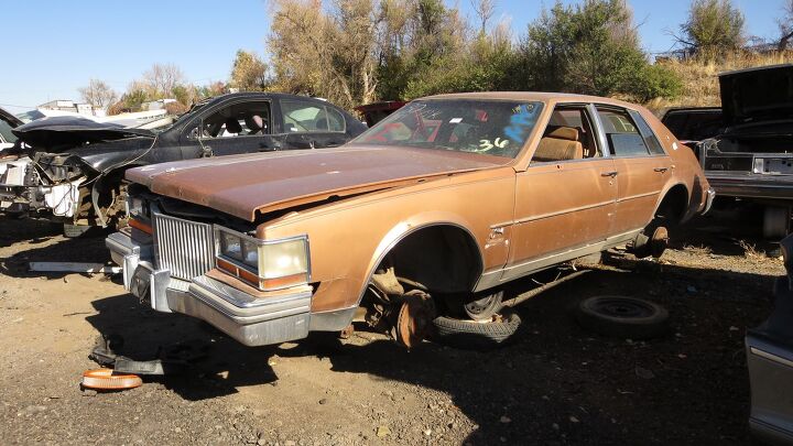 junkyard find 1980 cadillac seville bustleback