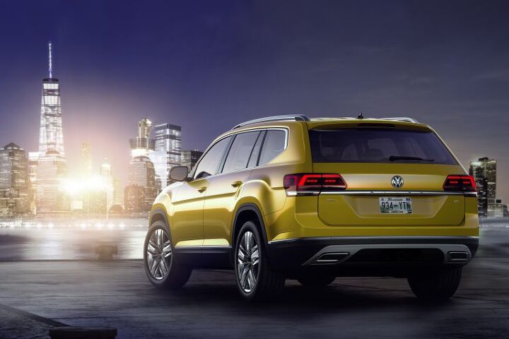 volkswagen reveals atlas the midsize three row crossover with vw s future on its