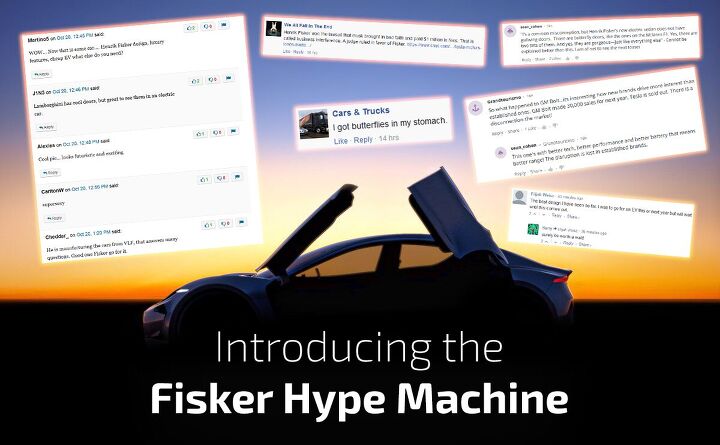 fisker is trying to drum up hype with fake article comments using an indian social