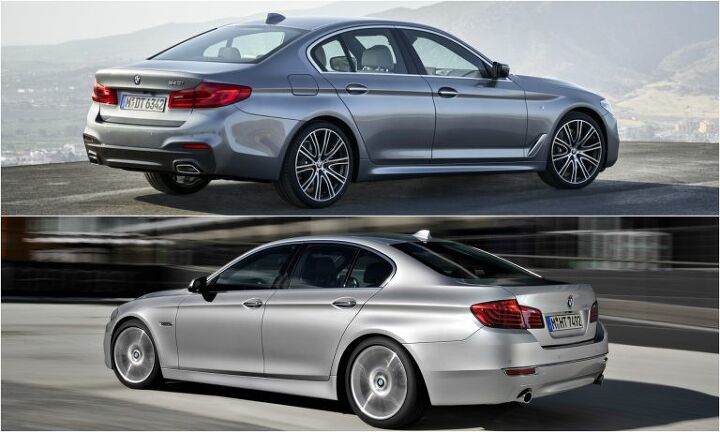 sadly the handsome new 2017 bmw 5 series looks exactly like the 2016 bmw 5 series