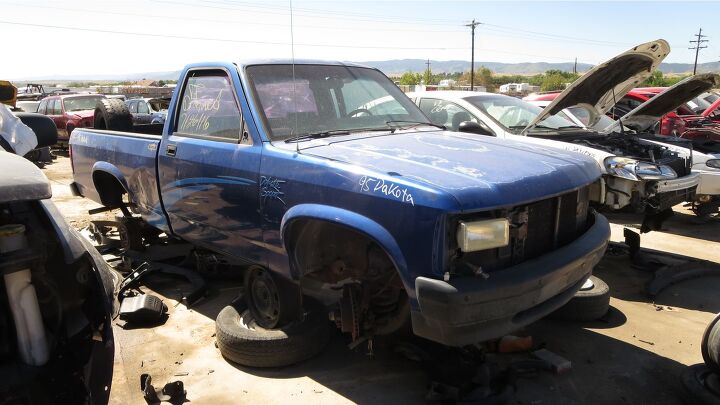 junkyard find 1995 dodge dakota with k car engine
