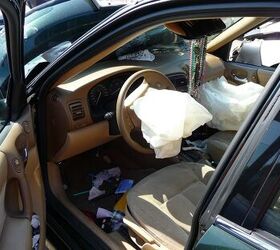 is a vehicle totaled if the airbags deploy