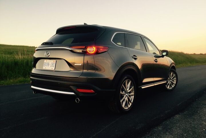 we re driving a 2016 mazda cx 9 signature which is very expensive and very good