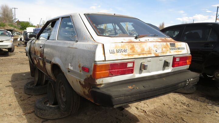 junkyard find 1981 toyota corolla sr 5 liftback