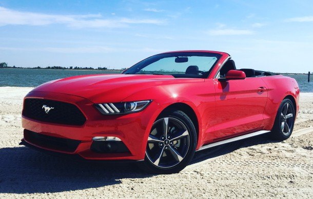 2016 ford mustang v6 convertible rental review