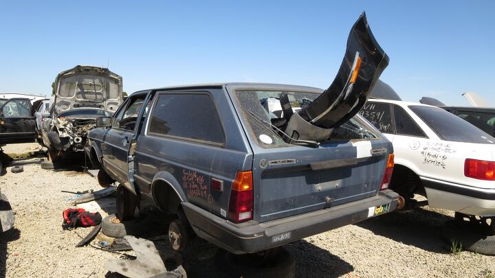 junkyard find 1988 volkswagen fox station wagon