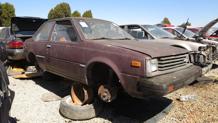 junkyard find 1983 nissan sentra coupe