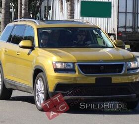 Spied: Is This a Three-Row Volkswagen SUV With Barely Anything On?
