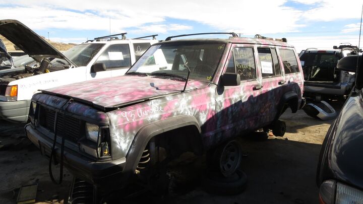 Junkyard Find: 1993 Jeep Cherokee, Pink Camouflage Edition