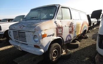 Junkyard Find: 1973 Chevrolet G30 Hippie Van