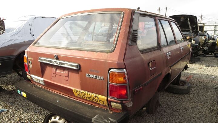 junkyard find 1980 toyota corolla station wagon