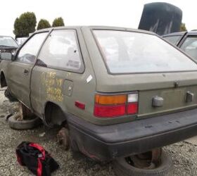 junkyard find 1987 hyundai excel with not rare enough zero options package