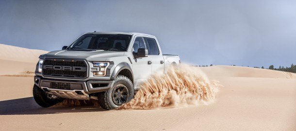 naias 2017 ford f 150 raptor is the bulldozer for your sandcastle