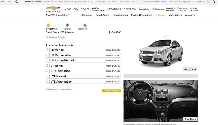 mexican chevrolet aveo zero star safety rating