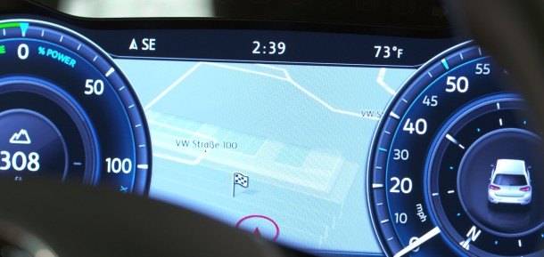 leaked volkswagen might show this full tft display infotainment system at ces