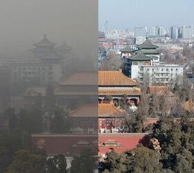 Beijing Is On Red Alert, Chops Car (Access) In Half