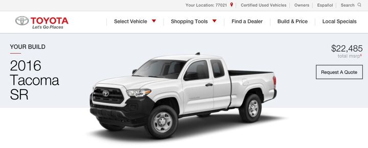 toyota s online configurator doesn t work how you think it works