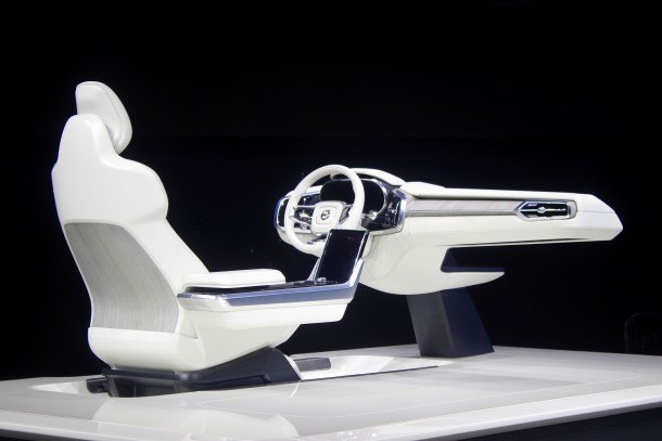 la 2015 volvo s concept car doesn t need wheels paint car