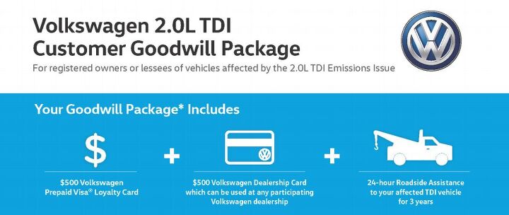 OFFICIAL: Volkswagen TDI Goodwill Package Includes $1,000, Roadside Assistance