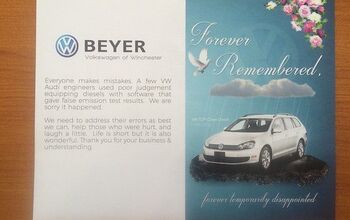 Volkswagen Dealer Sends Sympathy Card to TDI Owners