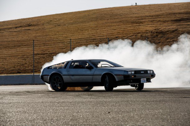 is stanford s self drifting delorean the back to the future of autonomous driving
