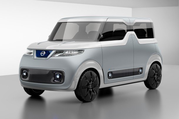 did nissan cover up the next cube in a bunch of tech