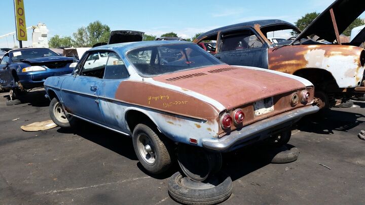 junkyard find 1968 chevrolet corvair monza coupe
