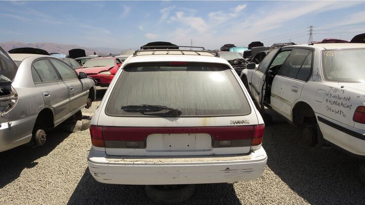 junkyard find 1993 mitsubishi diamante station wagon