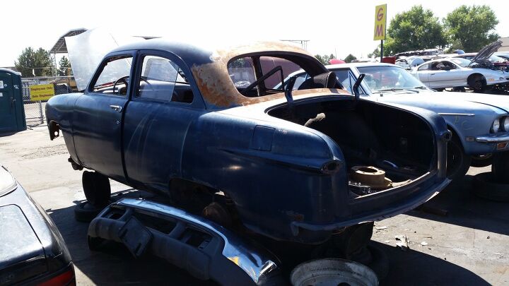 junkyard find 1951 ford 2 door sedan