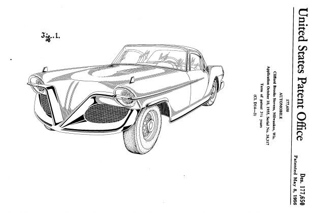 Designers and Their Cars - Automotive Patent Art Revisited