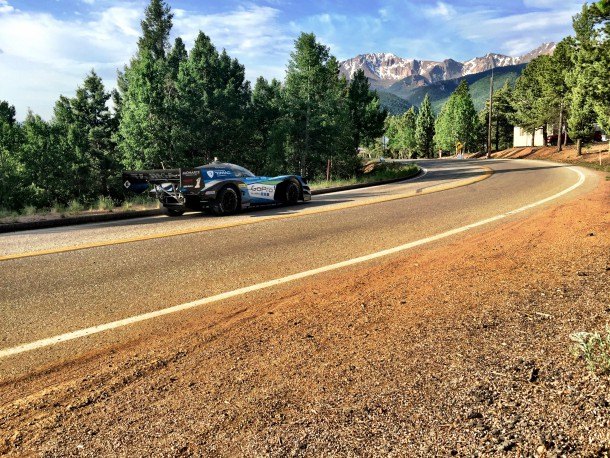 silent but violent watch rhys millen s all electric run up pikes peak