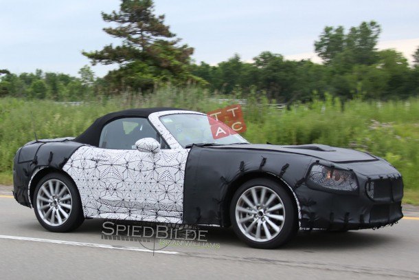 SPIED: Fiat 124 Spider Sports Long Hood for Small Motor