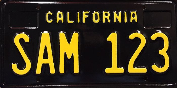 California's Black License Plates Are Back In Production