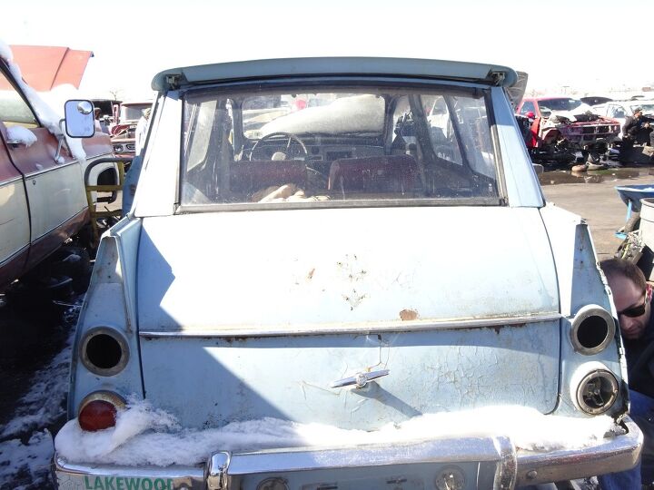 junkyard find 1968 saab 95 station wagon