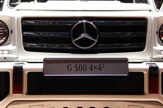 geneva 2015 mercedes g500 4x4 squared arrives