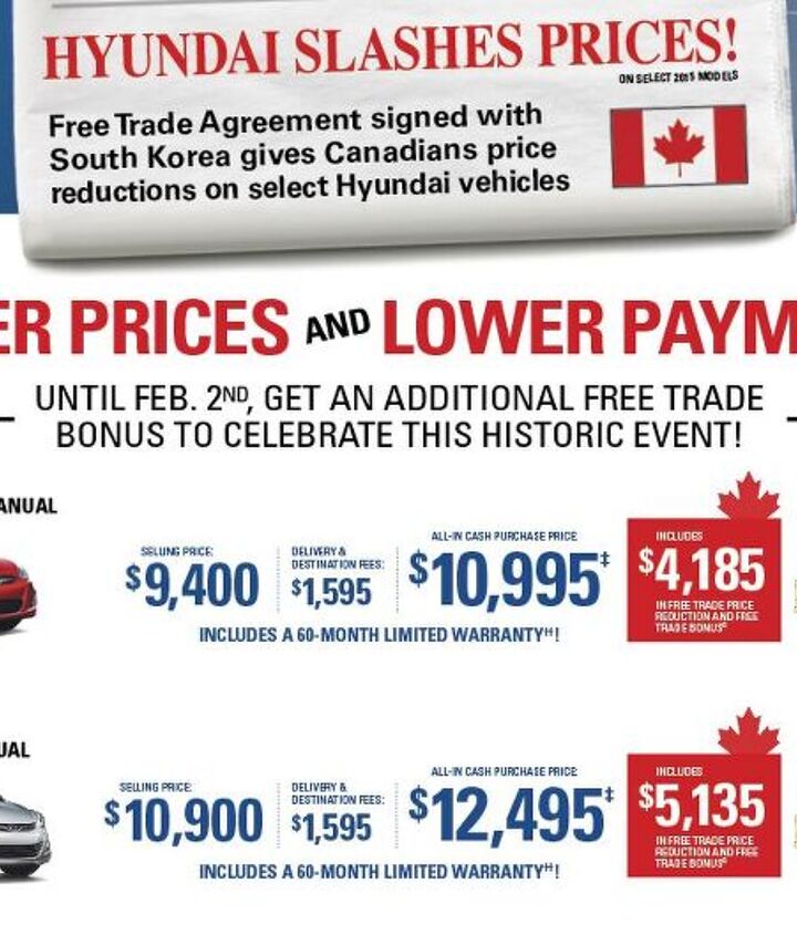 Vive Le Quebec Special: Hyundai Accent Is Now Canada’s Cheapest