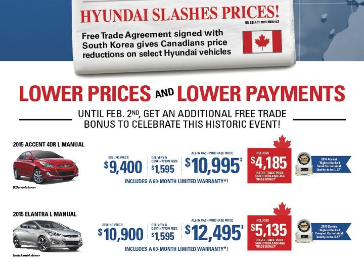 Vive Le Quebec Special: Hyundai Accent Is Now Canada's Cheapest New Car