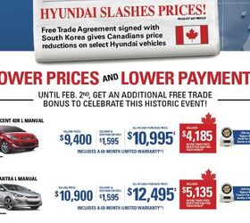 Vive Le Quebec Special Hyundai Accent Is Now Canada's Cheapest New Car