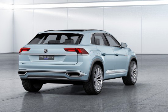naias 2015 volkswagen previews midsize suv with cross coupe gte