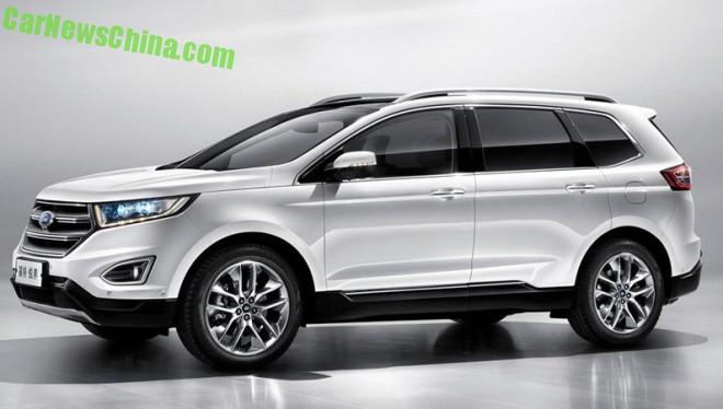 changan ford introduces new edge for chinese market