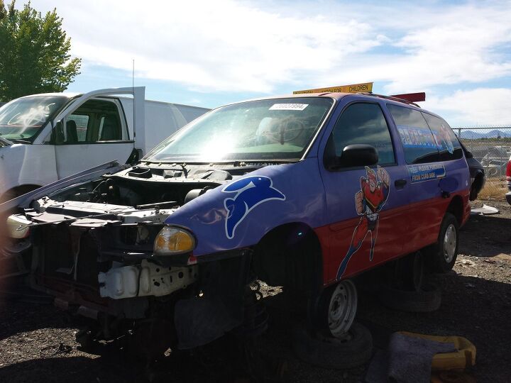 junkyard find 1998 ford windstar ice cream truck