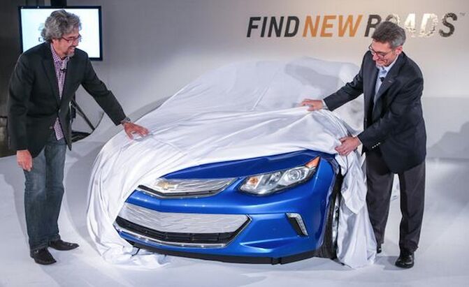 Los Angeles 2014: Next Chevrolet Volt Partially Revealed