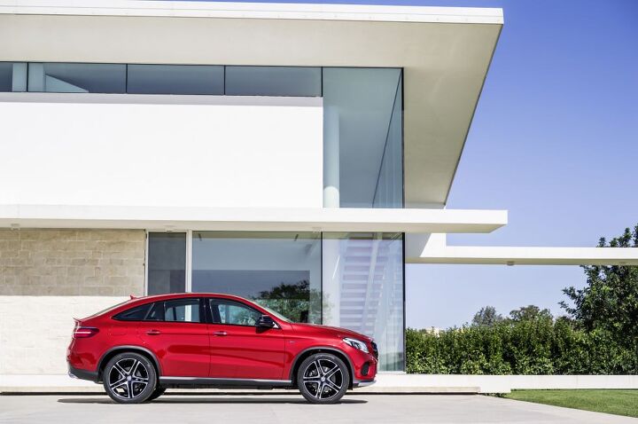 undisguised mercedes benz gle coupe still looks like a mash up of an s class and a