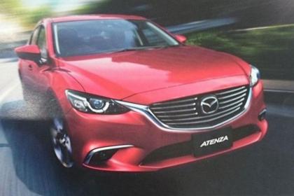 mazda6 facelift leaks prior to los angeles auto show